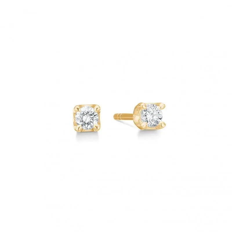 Crown Ørestikker 0,30 ct. - 14 kt. Guld fra Mads Z Crown