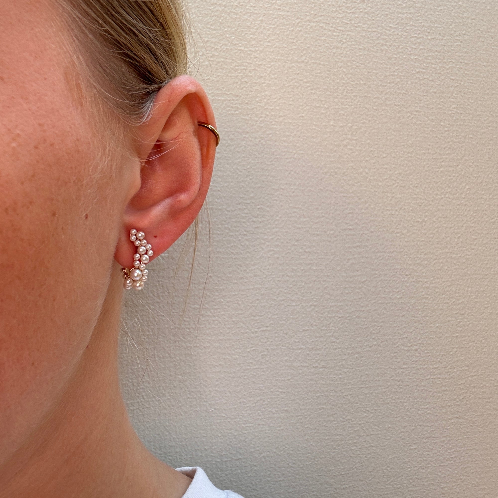 Lulu Øreringe - 14 kt. fra Mads Z Gold Label