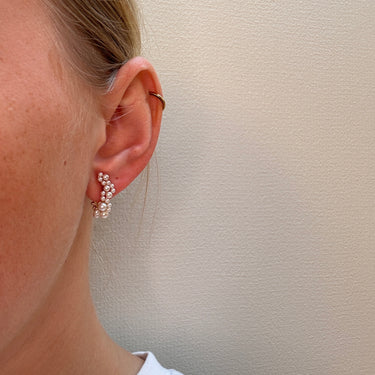 Lulu Øreringe - 14 kt. fra Mads Z Gold Label