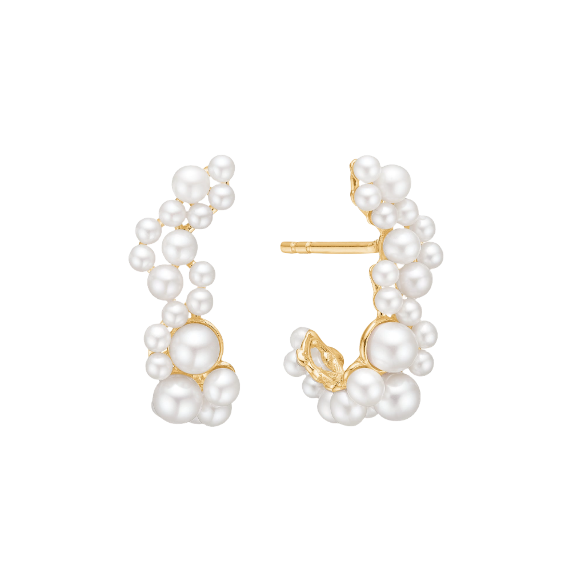 Lulu Øreringe - 14 kt. fra Mads Z Gold Label