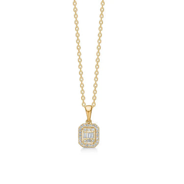 Elizabeth vedhæng - 14 kt. Guld fra Mads Z Gold Label