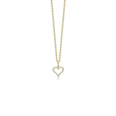 Tender Heart vedhæng - 14 kt. Guld fra Mads Z Gold Label