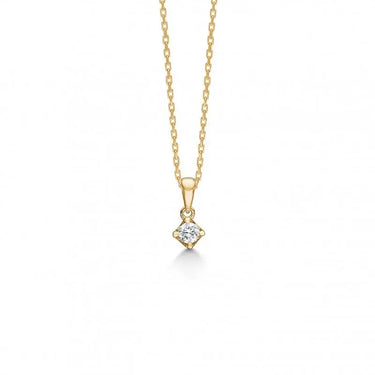 Crown Vedhæng 0,09 ct. - 14 kt. Guld fra Mads Z Crown