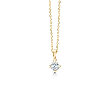 Crown Vedhæng 0,34 ct. - 14 kt. Guld fra Mads Z Crown