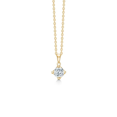 Crown Vedhæng 0,50 ct. - 14 kt. Guld fra Mads Z Crown