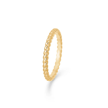 Poetry Snoet Ring - 14 kt. Guld fra Mads Z Gold Label