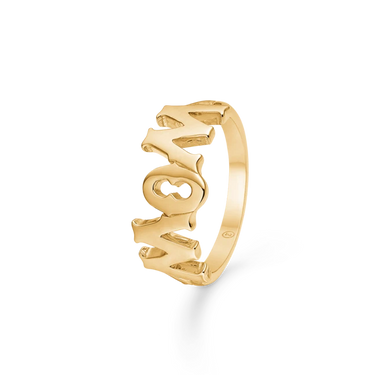 Wow/Mom Ring - 14 kt. Guld
