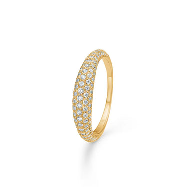 14 kt. ring &quot;Half-Moon&quot; m. 0,60 ct. W.SI fra Mads Z Gold Label
