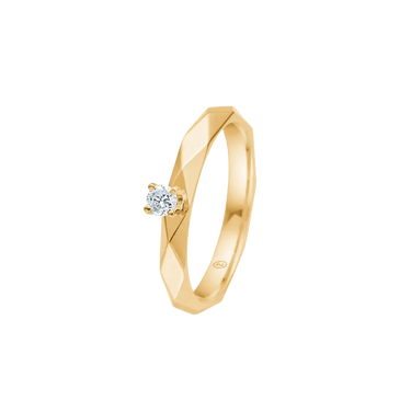 Romeo &amp; Juliet Ring m. 0,10 ct.W.SI - 14kt. Guld fra Mads Z Gold Label