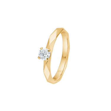 Romeo &amp; Juliet Ring m. 0,30 ct.W.SI - 14kt. fra Mads Z Gold Label