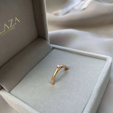 Crown Ring 0,04 ct. - 14 kt. Guld fra Mads Z Crown