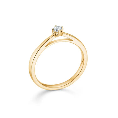 Crown Ring 0,09 ct. - 14 kt. Guld fra Mads Z Crown
