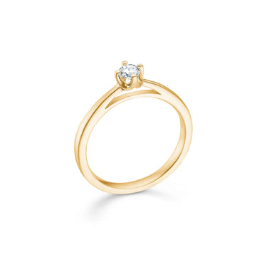 Crown Ring 0,16 ct. - 14 kt. Guld fra Mads Z Crown