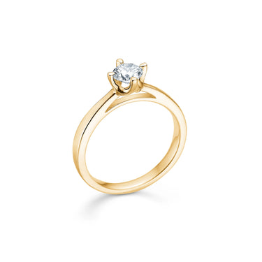 Crown Ring 0,50 ct. - 14 kt. Guld fra Mads Z Crown