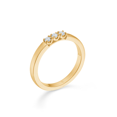 Crown Alliance ring 0,12 ct. - 14 kt. Guld