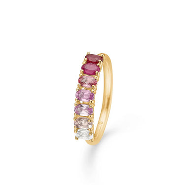 Poetry Ruby Ring - 14 kt. Guld fra Mads Z Gold Label