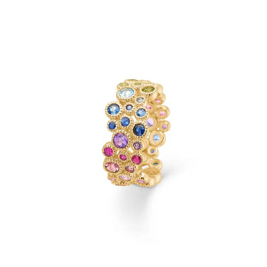 Luxury Rainbow Grande Ring - 14 kt. Guld fra Mads Z Gold Label