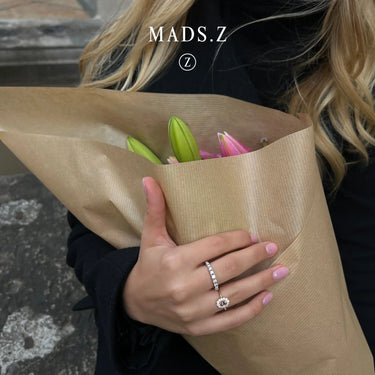 Crown Princess Ring 1,00 ct. - 14 kt. Hvidguld fra Mads Z Crown