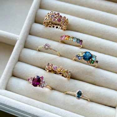 Four Seasons Autumn Ring - 14 kt. Guld fra Mads Z Gold Label