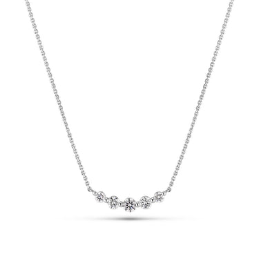 Tiara Piccolo Halskæde - 14 kt. Hvidguld
