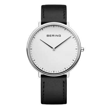 Classic unisex ur - Sølv/hvid fra Bering