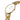 Native // White Dial // Gold Chain Watch Strap fra Nordgreen
