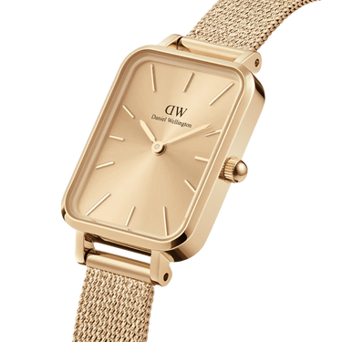 Quadro Pressed Unitone 20x26 mm - Guld fra Daniel Wellington