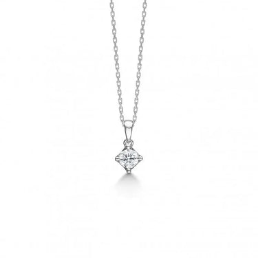 Crown Vedhæng 0,24 ct. - 14 kt. Hvidguld fra Mads Z Crown