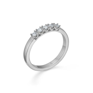 Crown Alliance Ring 0,20 ct. - 14 kt. Hvidguld fra Mads Z Crown