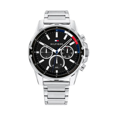 Tommy Hilfiger Mason Le - Sølv/sort fra Tommy Hilfiger