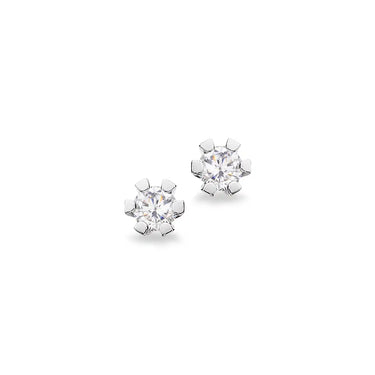 Vida Ørestikker 0,15 ct. - 8 kt. Hvidguld fra Scrouples Vida
