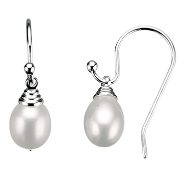 Ørebøjle hv. fvkp. 6-7½ mm. sø fra Scrouples Jewellery