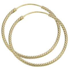 Creol snoet 1,2 x 20 mm. - Forgyldt fra Lush Lush Jewelry