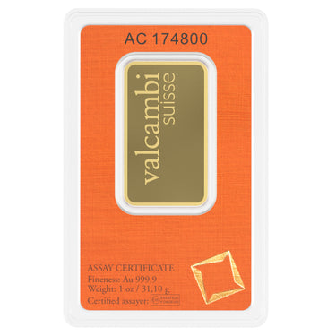 Guldbarre 1 oz Valcambi Suisse