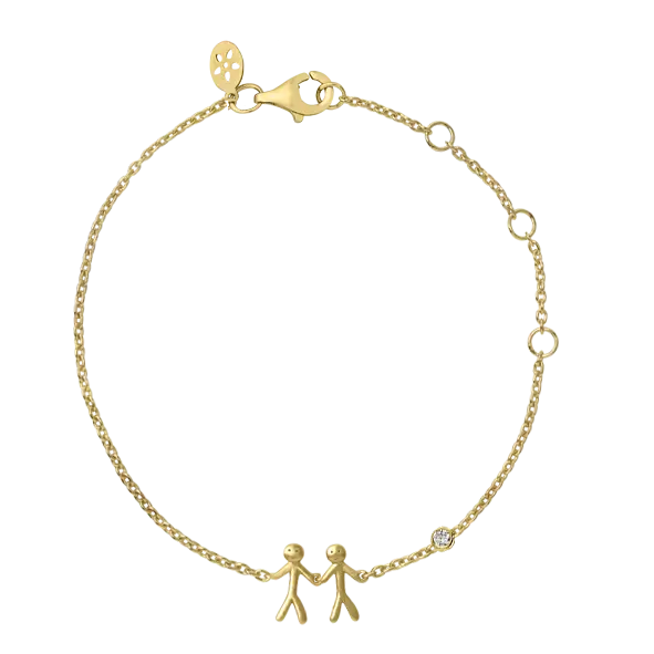 Together - My Love armbånd (2) - Forgyldt fra Bybiehl