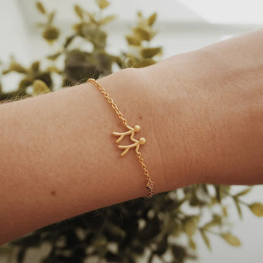 Together - My Love armbånd (2) - Forgyldt fra Bybiehl