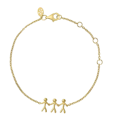 Together - Family armbånd (3) - Forgyldt fra Bybiehl