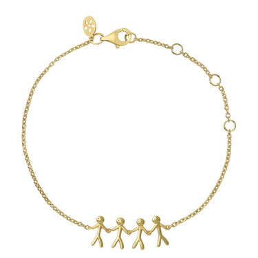 Together - Family armbånd (4) - Forgyldt fra Bybiehl