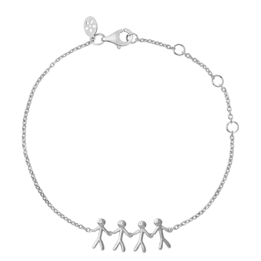 Together - Family armbånd (4) - Sølv fra Bybiehl