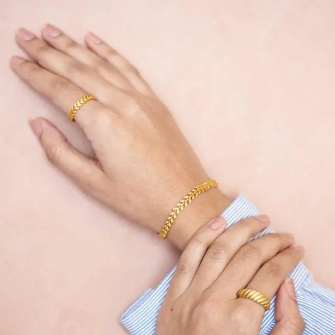 Season armbånd - Forgyldt fra Bybiehl