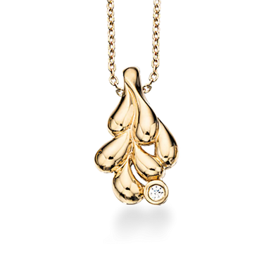 *Vedhæng syn.zir. 8 kt. m/sølvkæde fra Scrouples Jewellery