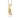 Vedhæng syn.zir. 8 kt. m/ sølvkæde fra Scrouples Jewellery