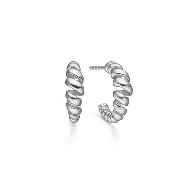 Sølv ørestik Swirl fra Mads Z Silver Label