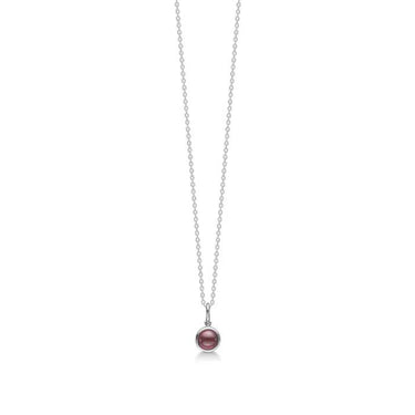 Cabochon halskæde - Sølv fra Mads Z Silver Label