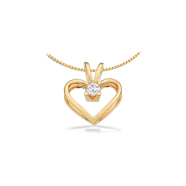 Kleopatra Hjerte m. 0,25 ct. H-W/SI - 14 kt. Guld fra Scrouples Kleopatra