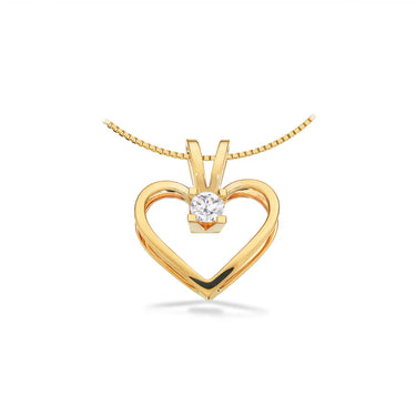 Kleopatra Hjerte m. 0,35 ct. H-W/SI - 14 kt. Guld fra Scrouples Kleopatra