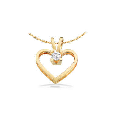 Kleopatra Hjerte m. 0,40 ct. H-W/SI - 14 kt. Guld fra Scrouples Kleopatra