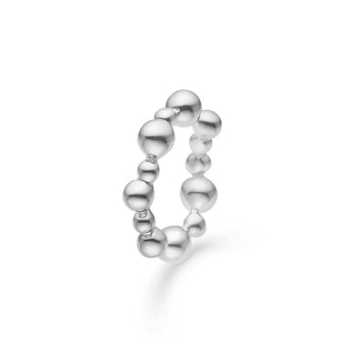 Embedded Ball ring - Sølv fra Mads Z Silver Label