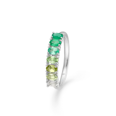 Poetry emerald ring - Sølv fra Mads Z Silver Label