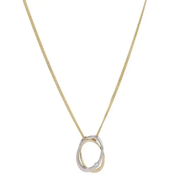 14kt. bicolor vedhæng m. 0,050 fra Nordahl Standard